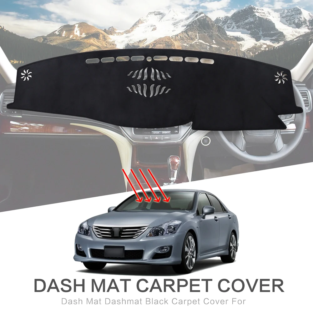 Car Dashboard Mat for Toyota Crown S210 2013-2018 Dash Mat Dashmat Sunshade Protective Carpet