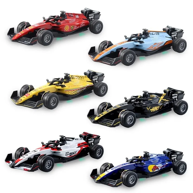 2025 nouvelle voiture Rc échelle 1:64 Mini modèle en alliage formule d'éclairage réglable course à grande vitesse télécommande voiture jouet pour les enfants
