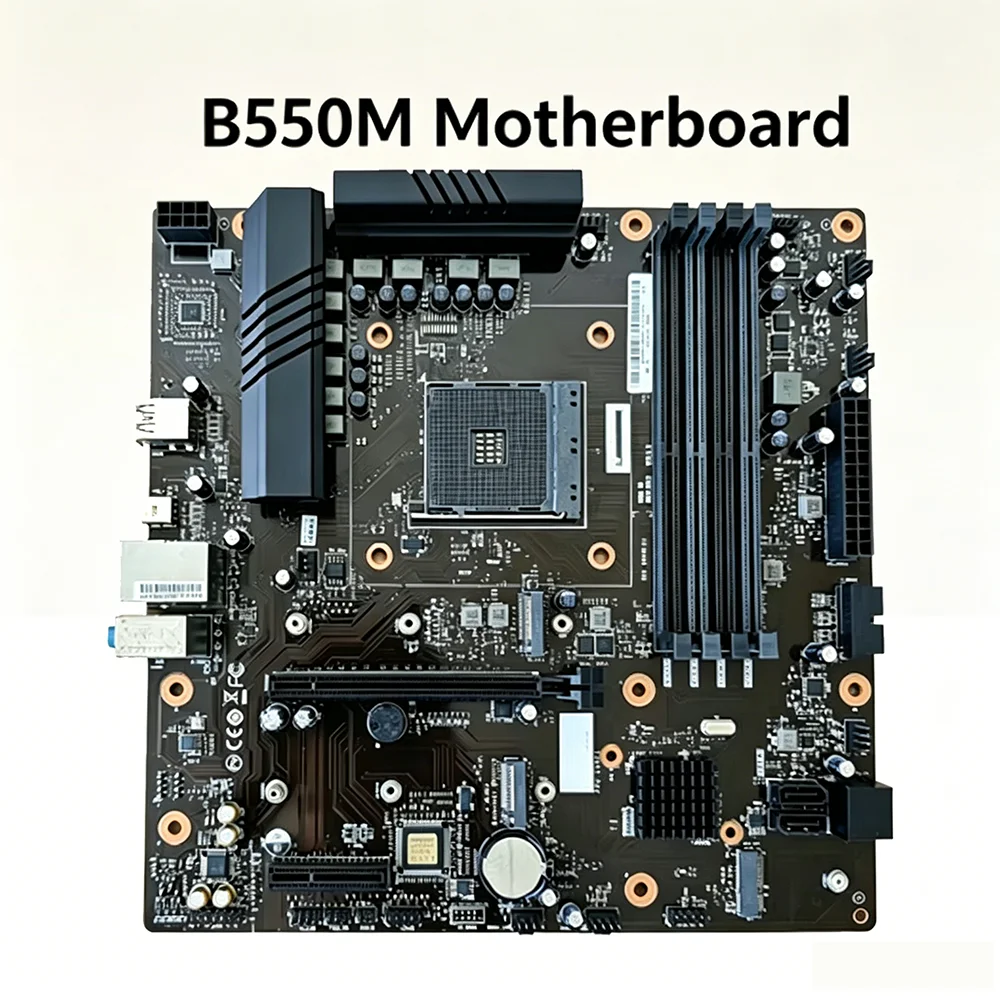 라이젠 5000 CPU+B550M 메인보드 콤보, DDR4 3200MHz 최대 64GB, M.2 NVME PCIe4.0 SATA3.0 NGFF WIFI 게이밍 키트