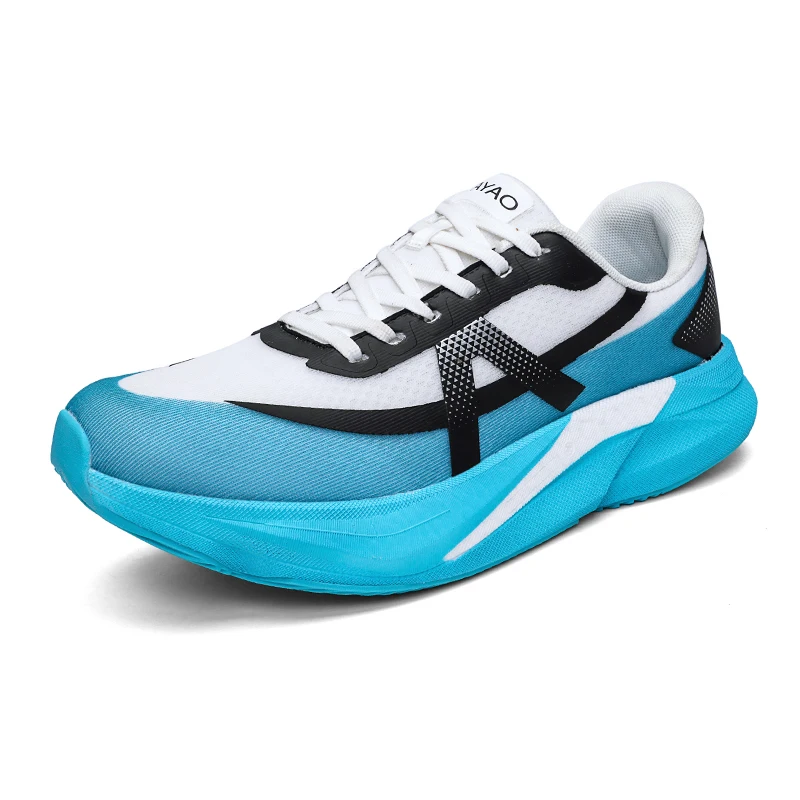 

Новые кроссовки для бега и марафонского спорта, сетчатая ткань с настоящей карбоновой пластиной, мужская и женская походная обувь 2025 года, мужская