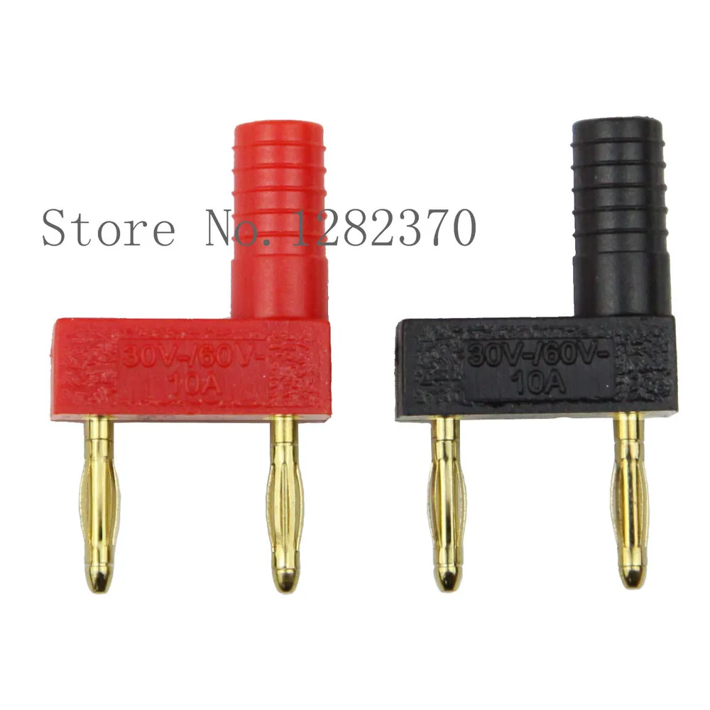 [SA] AD2121 gold plated banana plugs 2mm short circuit 2 1 revolution female 12mm pitch Jumper  --100PCS/lot