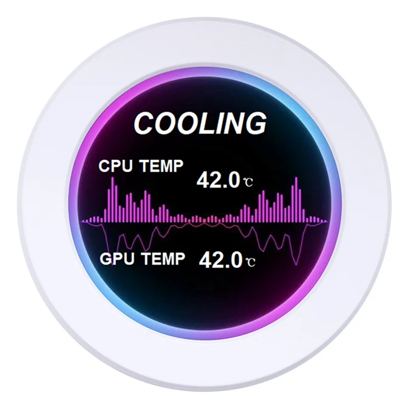 

Superb DIY Covering 360 Water Cooling 2.1 Inch Round Screen IPS LCD Display For Aida64 PC CPU GPU Monitor