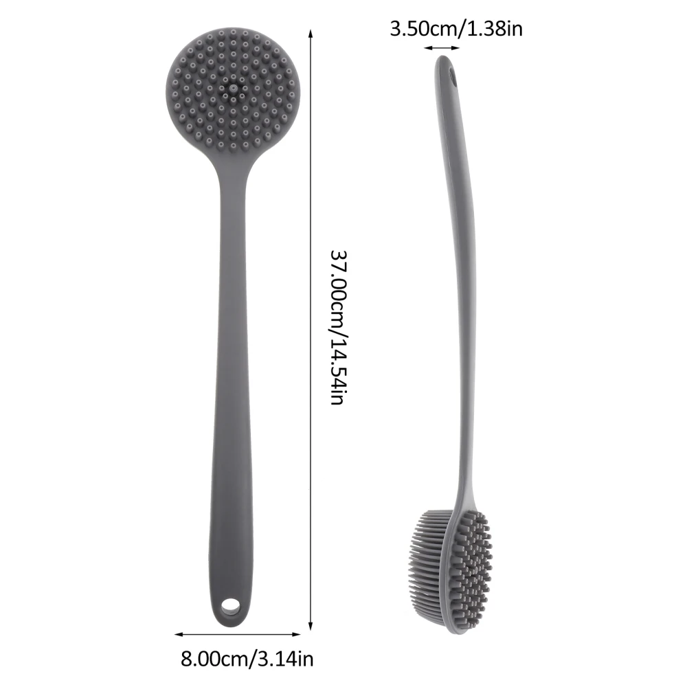 Silicone Long Handle Bath Brush Body Shower Scrubber Back Brushes Multifunction Massage Cleaning Scrubbers