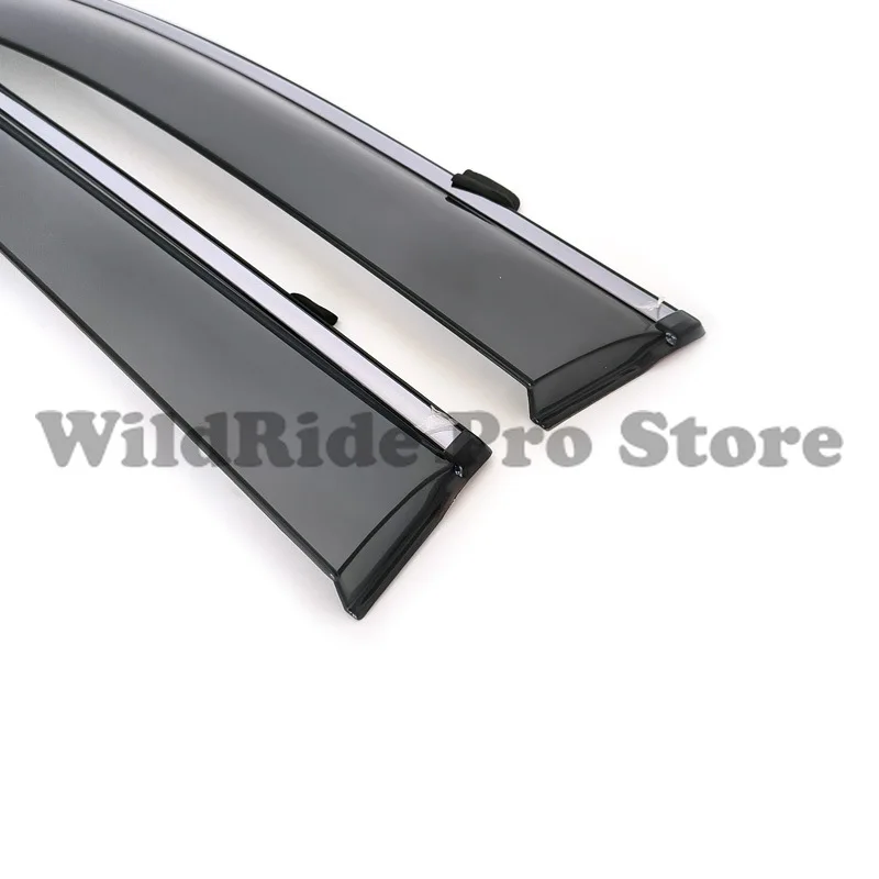 1 set Rain Visors for Kia Borrego Mohave 2006-2017 Window Deflectors
