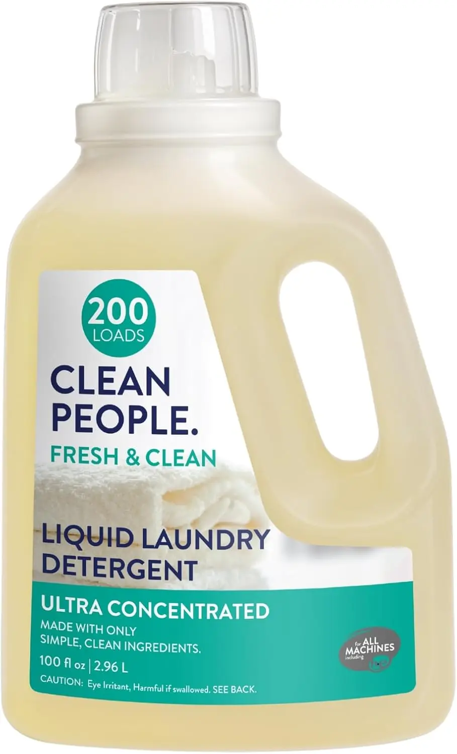 

Ultra Concentrated Liquid Laundry Detergent - Stain Fighting, Fresh Scent, 200 Loads, Recyclable Packaging