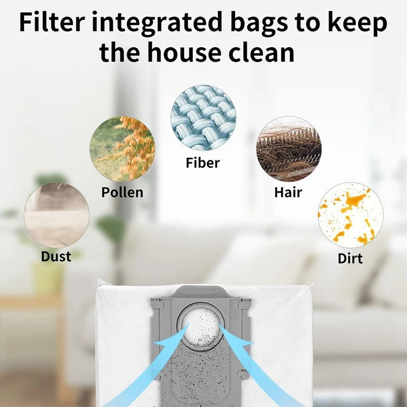 ل Roborock S8 PLUS S8 + S8 Pro Ultra G20 روبوت فراغ الجانب الرئيسي فرشاة ممسحة تصفية كيس لجميع الغبار تنظيف المتداول فرشاة أجزاء