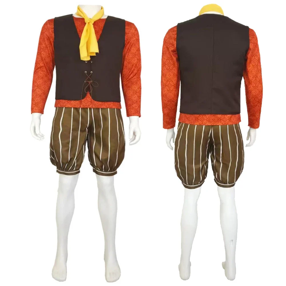 

Movie Rumpelstiltskin Cosplay Costume Coat Pants Uniform for Adult Outfit Halloween Carnival Party Performance Clothes Roleplay