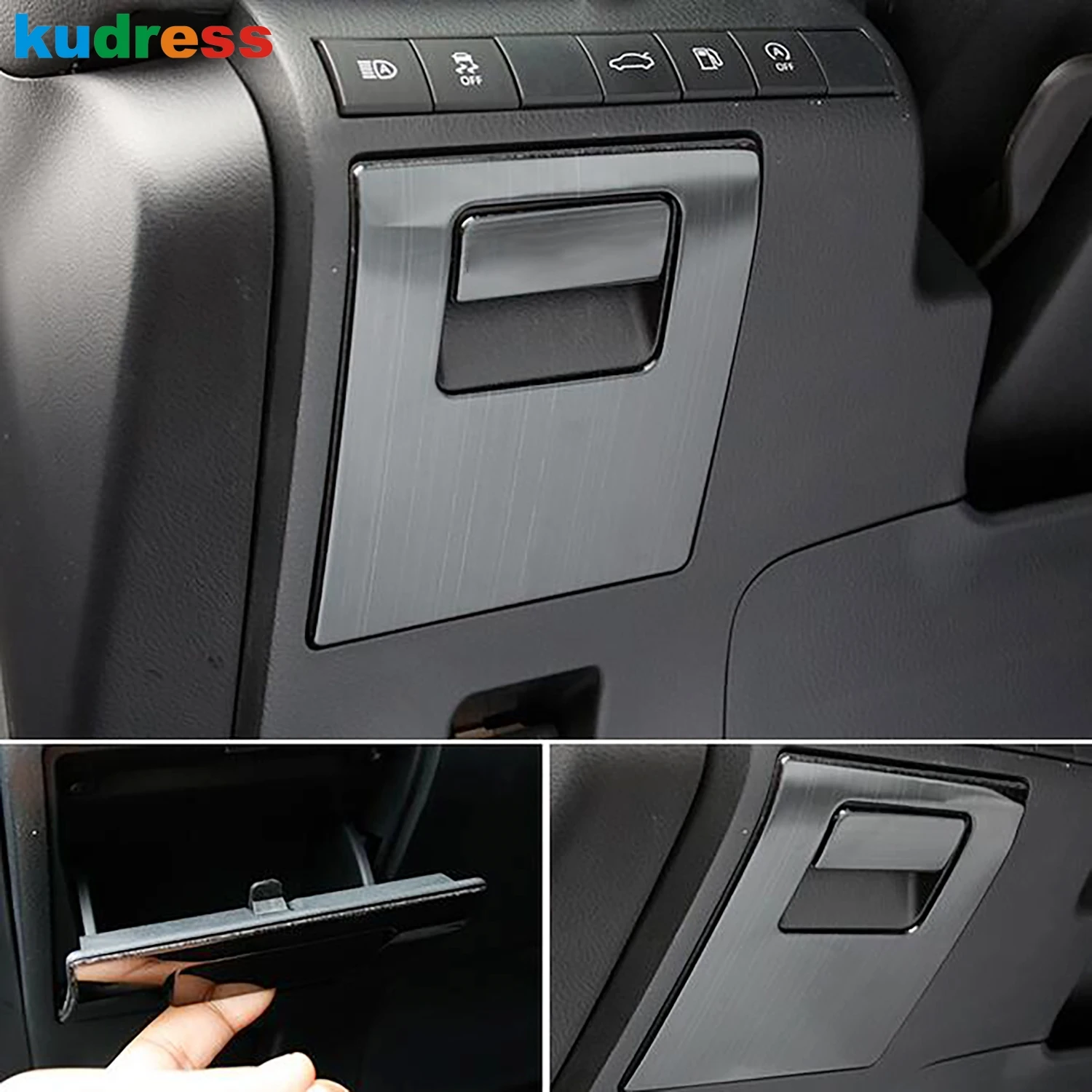 For Toyota Camry 70 2018 2019 2020 2021 2022 2023 Carbon Car Glove Storage Box Handle Panel Cover Trim Interior Accessories