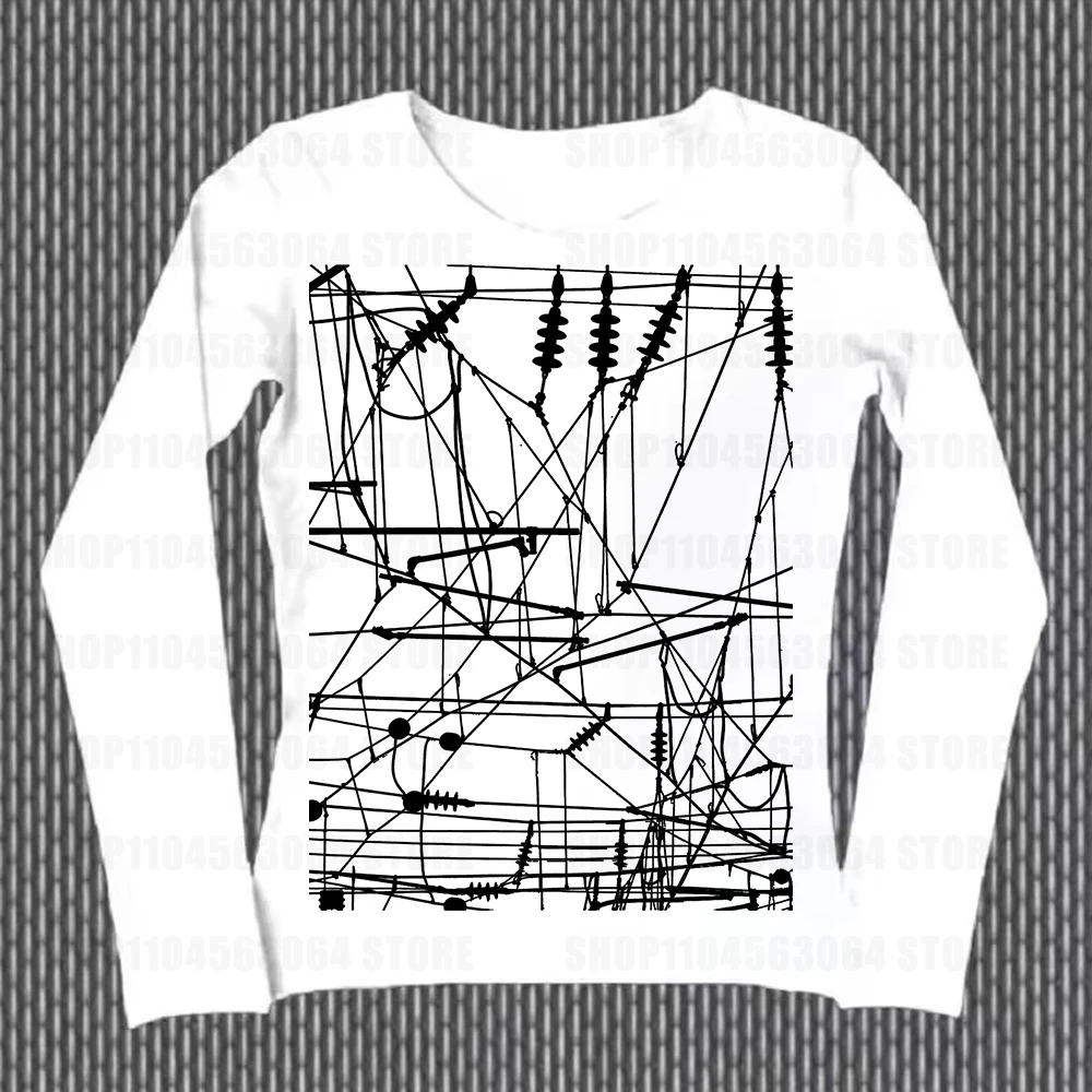 

2K Edition Fairy Rock Женская электронная футболка с длинными рукавами в готическом стиле для девочек Ретро эмоциональная мода 2000-х годов Винтажная уличная одежда