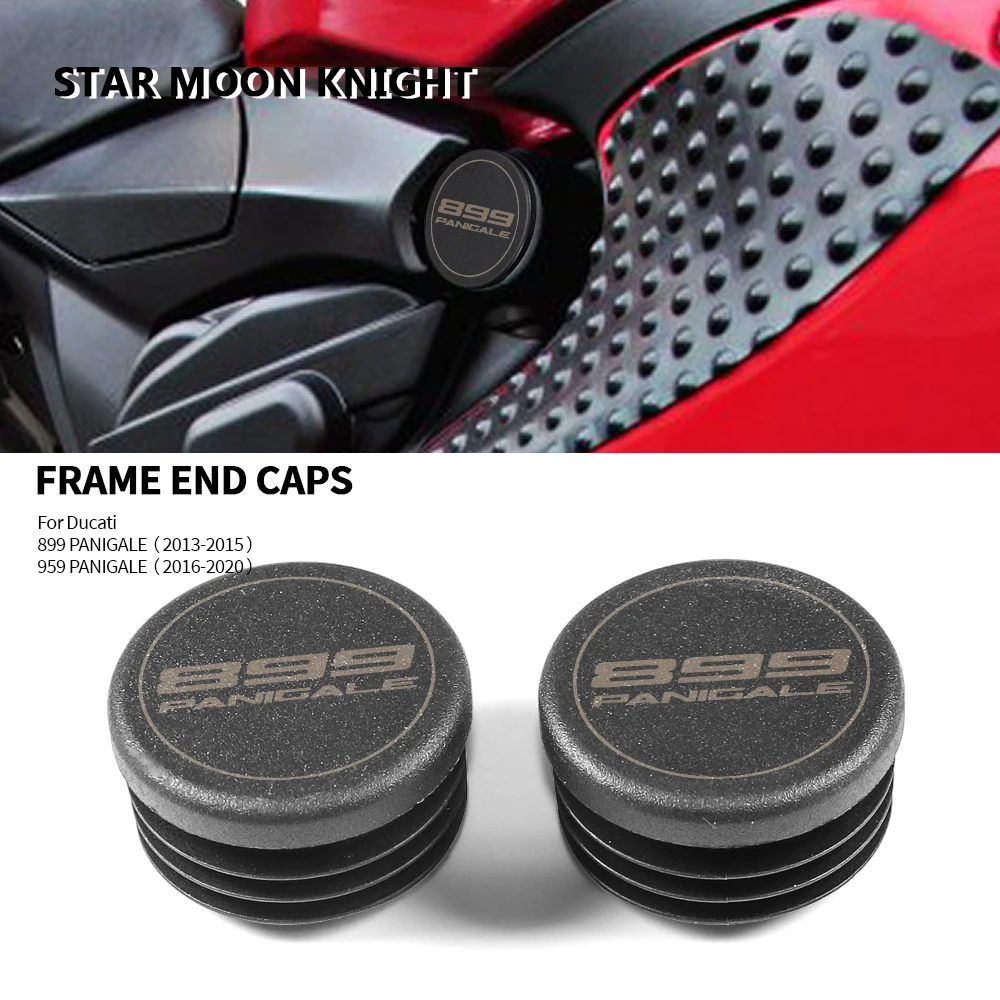 Motorcycle Frame End Caps Frame Hole Cover Caps Plug Decorative For Ducati 899 Panigale 2013-2015 959 Panigale 2016-2020