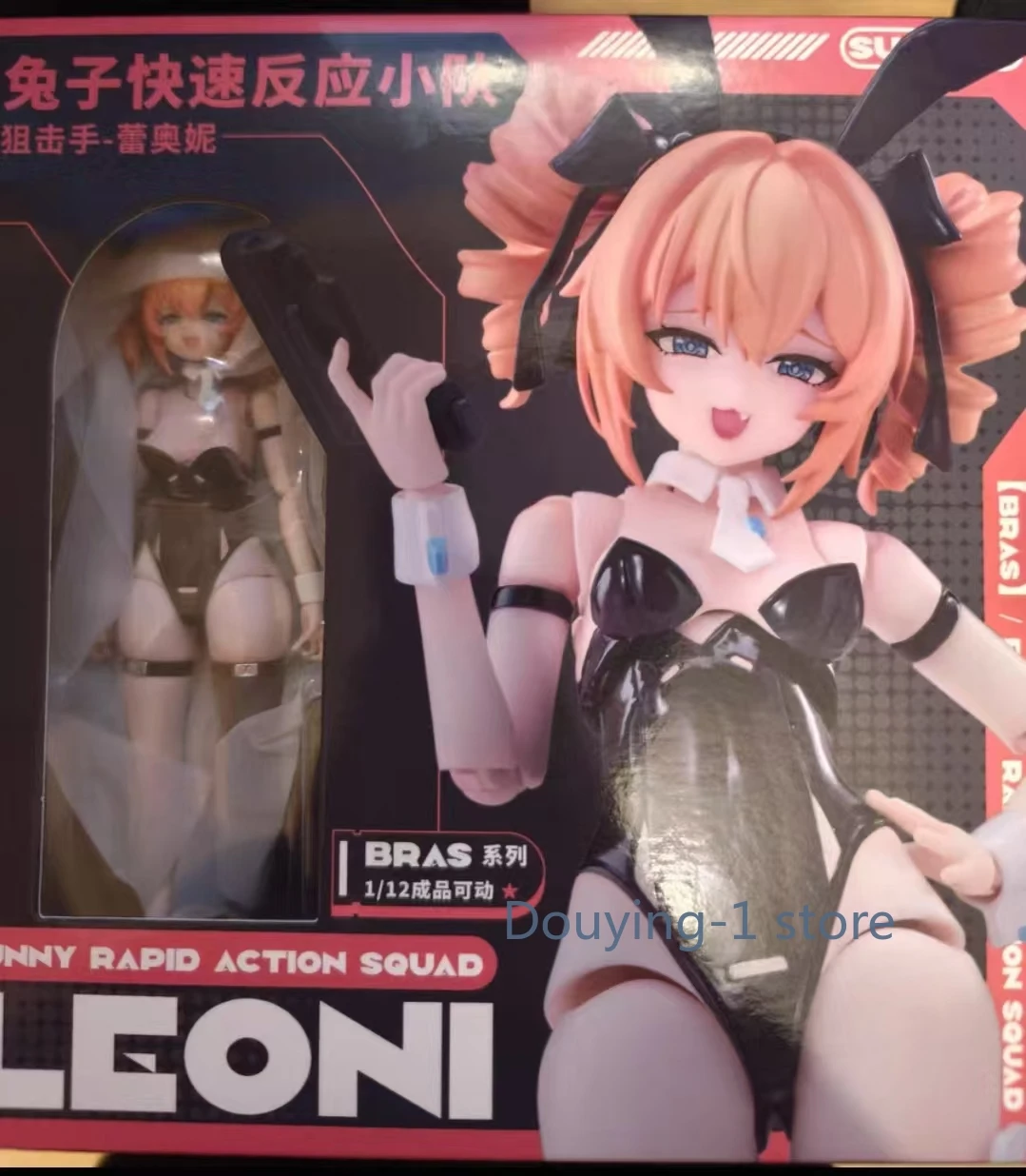 정품 1/12 Leoni Sniper 6인치 수집용 액션 피규어 Rabbit Squad 관절 모델