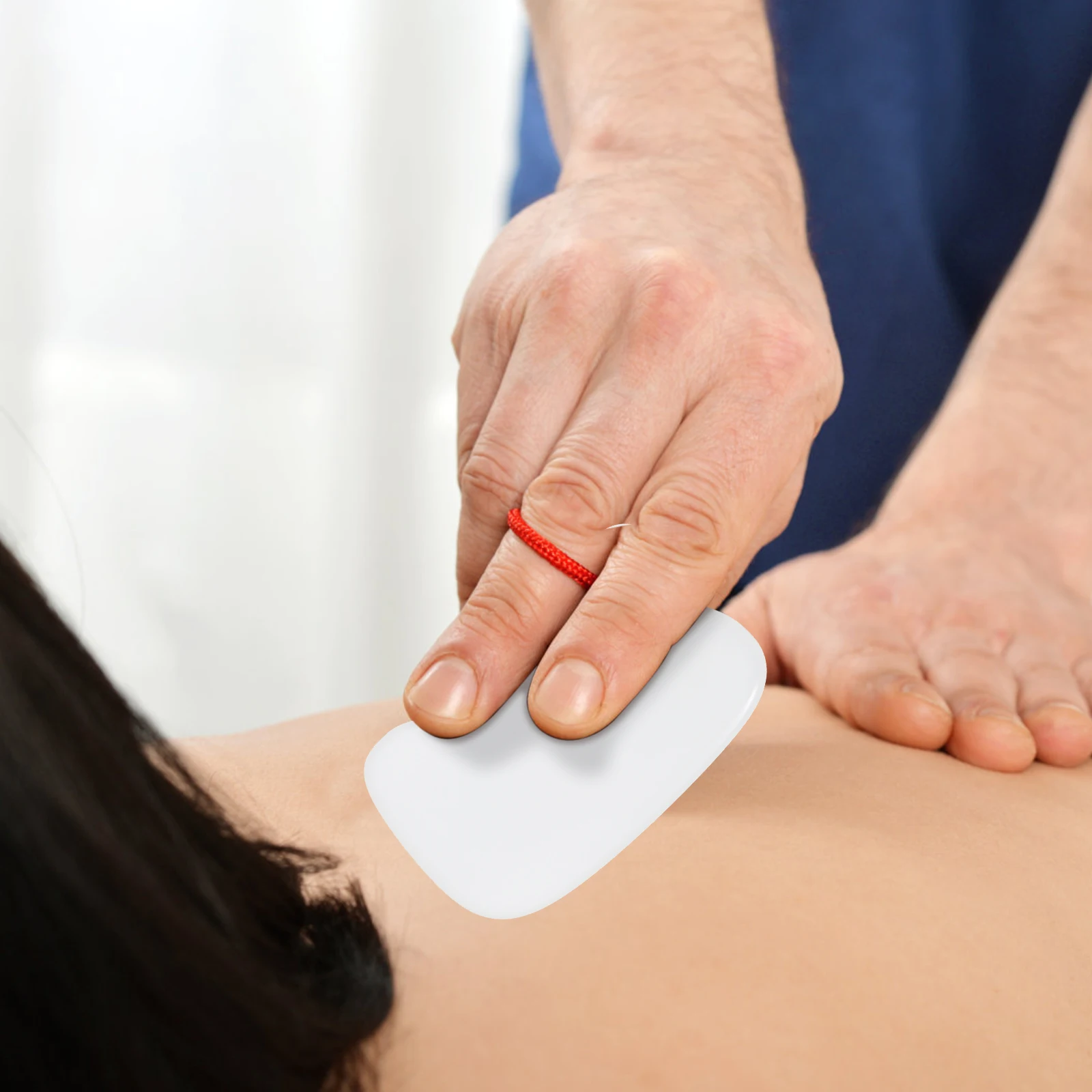 4 قطعة مجموعة مدلك غوا شا اليشم الجسم والوجه كشط المجلس لتعزيز الدورة الدموية بشكل فعال أداة العناية بالبشرة غير المهيجة #3