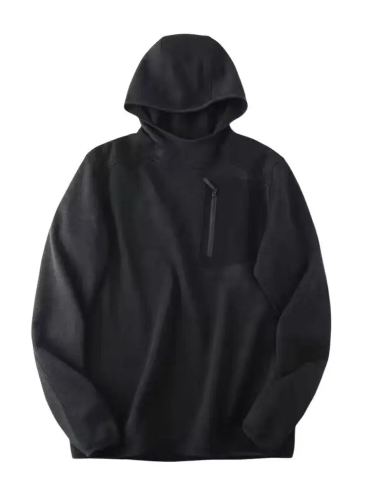 

Мужская флисовая куртка Mona с капюшоном для активного отдыха, теплая, повседневная, из полиэстера, для весенне-осеннего сезона, аналог толстовки