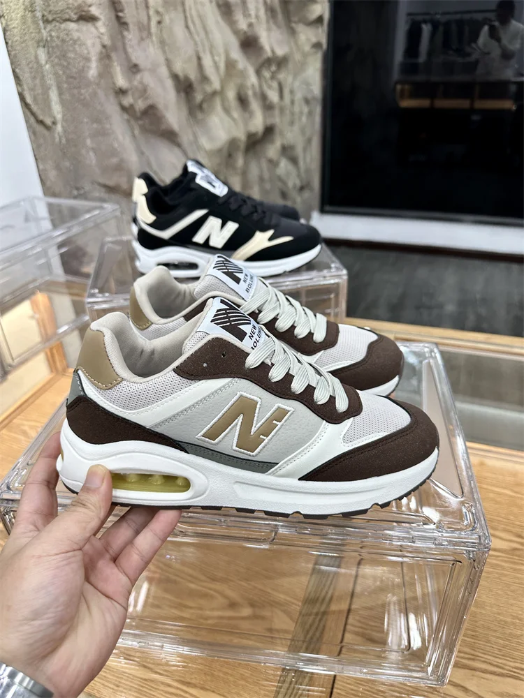 

Мужские кроссовки для активного отдыха и повседневной носки с амортизацией Air Cushion, на толстой подошве, универсальные, низкие, для бега и скалолазания