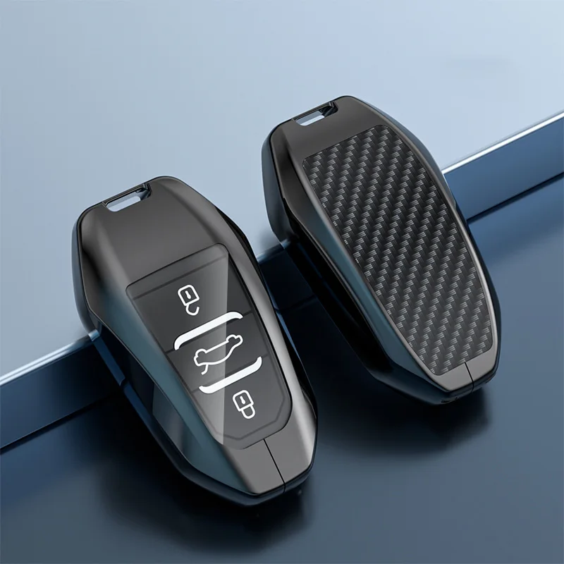 Zinc Alloy Car Key Case Shell Cover For Peugeot 308 408 508 2008 3008 4008 5008 Citroen C4L C6 C3-XR Picasso DS3 DS4 DS5