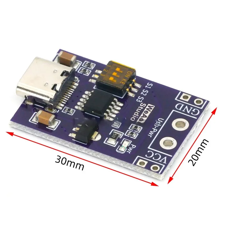 PD/QC/AFC fast charge decoy trigger support 5V 9V 12V 15V 20V fixed voltage output electronic components diy kit electronics