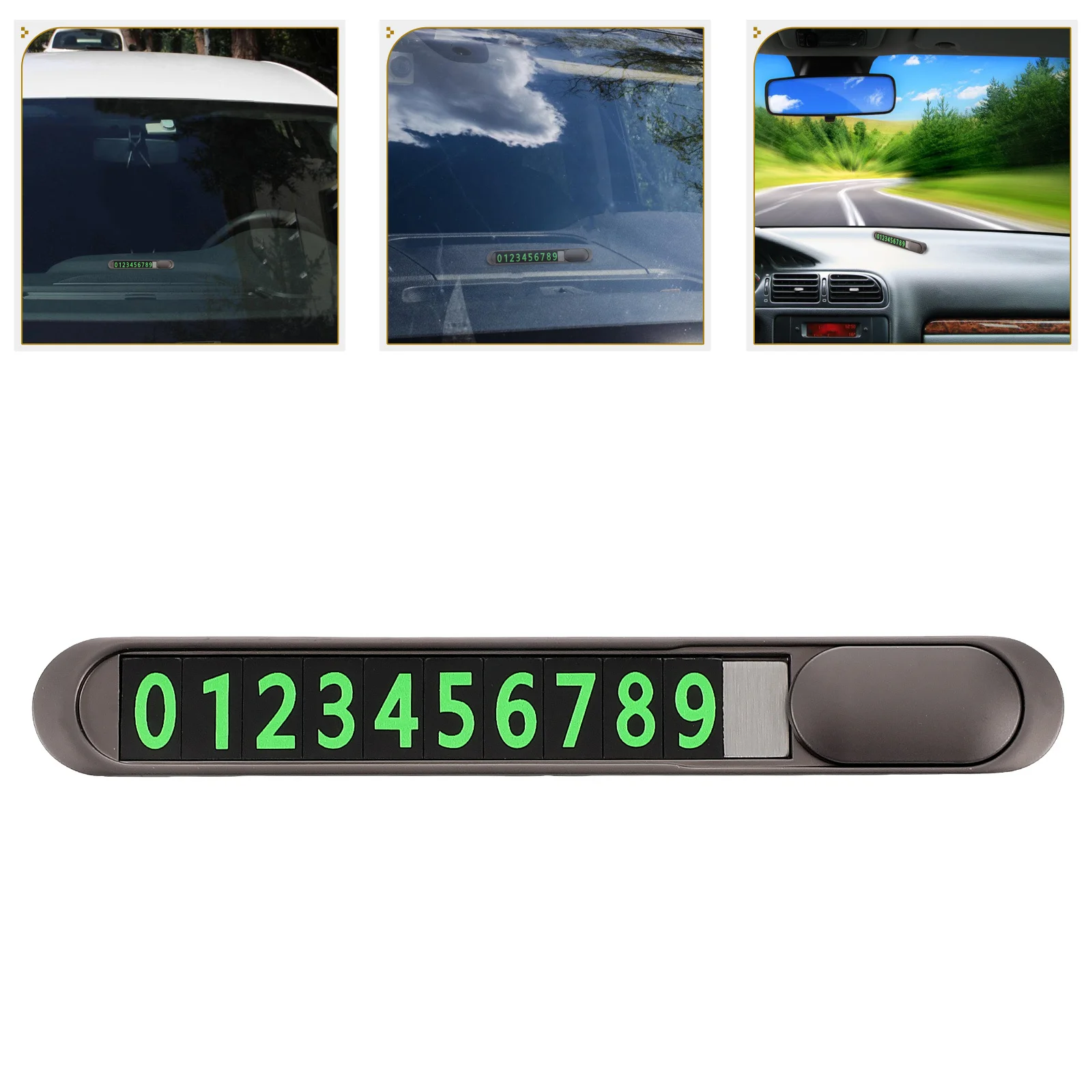 

1 комплект, 1 комплект, парковочный металлический временный автомобильный телефон, автоаксессуары, прочный, устойчивый к выцветанию, простая установка для автомобиля