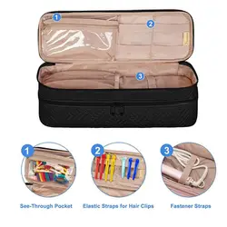 Hair Dryer Storage Bags For Dyson Double Layer Hair Dryer Carrying Case Hair Tools Travel Organizer Pouch Portable Storage Bag