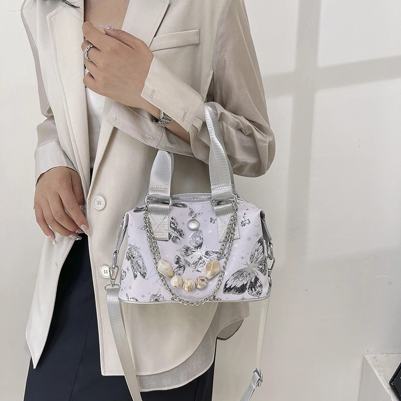 حقيبة كتف أنيقة للنساء من الجلد بتصميم كلاسيكي فاخر وحقيبة يد كروس للمدينة الحديثة الأنيقة #2