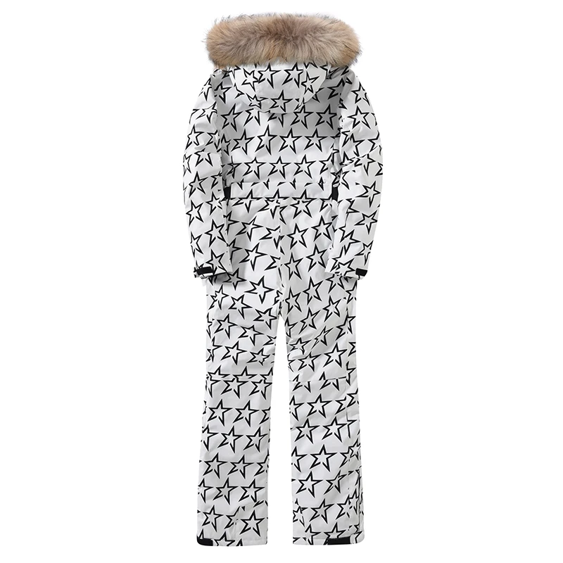 Men and Women Snow Wear, Snowboard Suit, Snow Ski Jumpsuit, Ski Suit Overalls, Snow Outfit, Skiing Oneis, SnowSuite, Black White