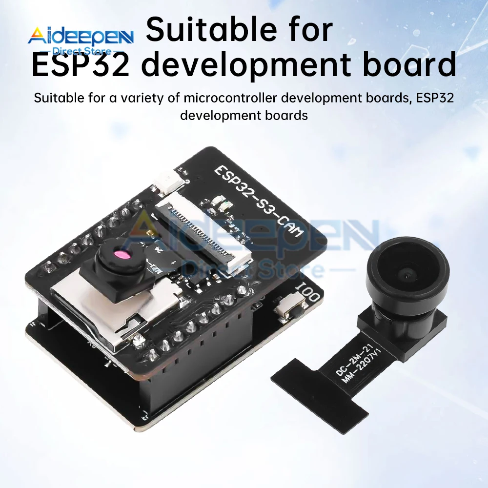 GC2145 Camera Module Wide-angle Lens 68/120/160 Degree DVP Interface for ESP32-CAM and TT Series Development Board