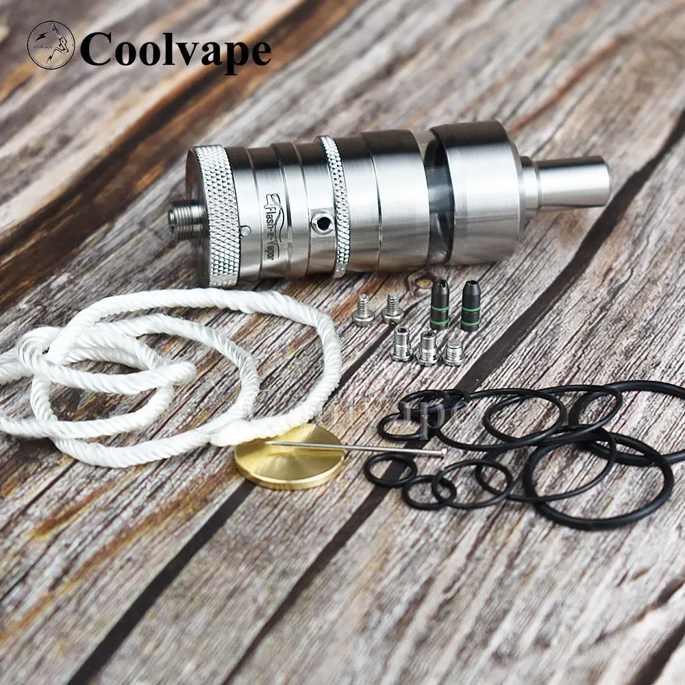 WOLFCOOLVAPE Vapor Giant Mech Mod Kit com Flash-E-Vapor V4.5 + RTA 23mm 316SS Atomizador Fit 18650 Bateria Vape E-cig