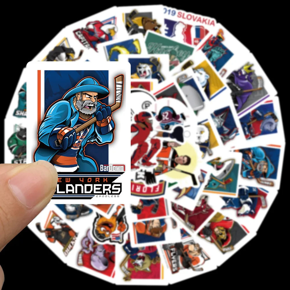 10/30/50PCS Ice Hockey Sports Series Exquisite Decal Sticker iPad Toy Graffiti Laptop Suitcase DIY Waterproof Sticker Wholesale