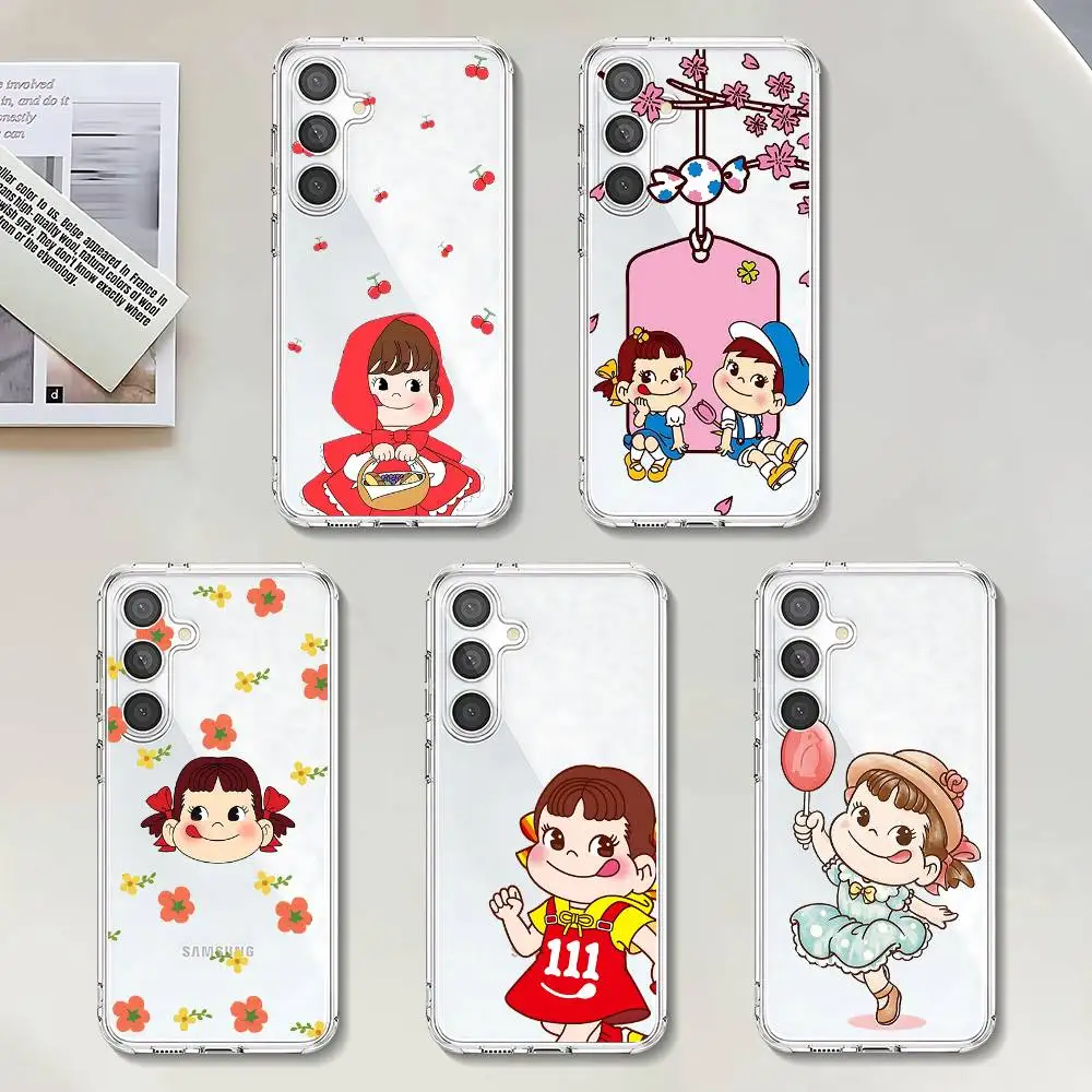 

F-FUJI-YAS Anti-Fingerprint Transparent Phone Case For Samsung Galaxy A52,A12,A51,S24,S23,S22ULTRA,S21 Edge,S20LITE,Plus