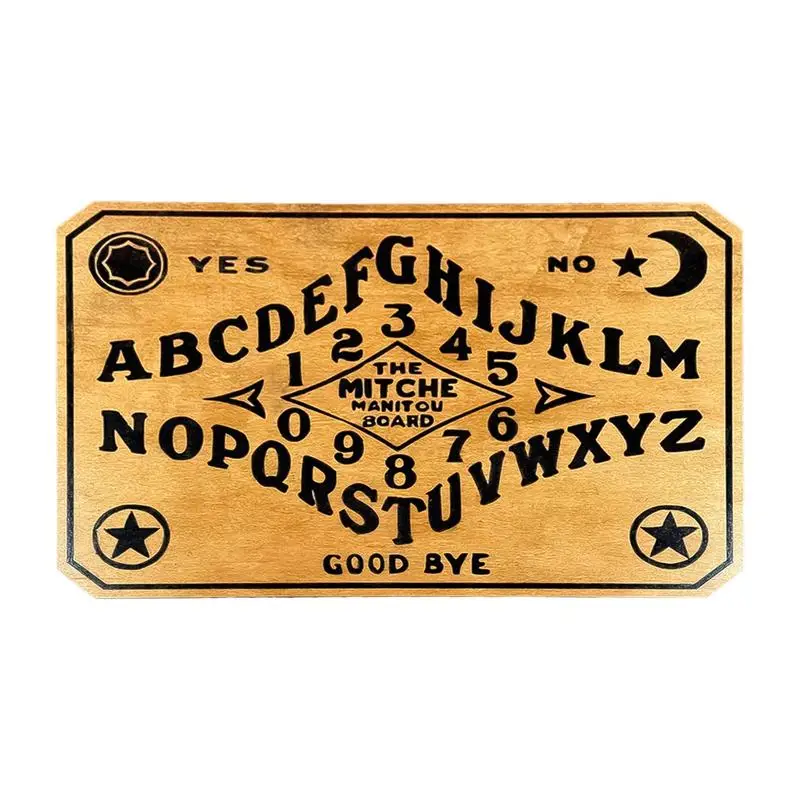 Pendulum Board For Divination Metaphysical Message Ouija Boards Wooden Pendulum & Witch Board Portable Funny Talking Spirit