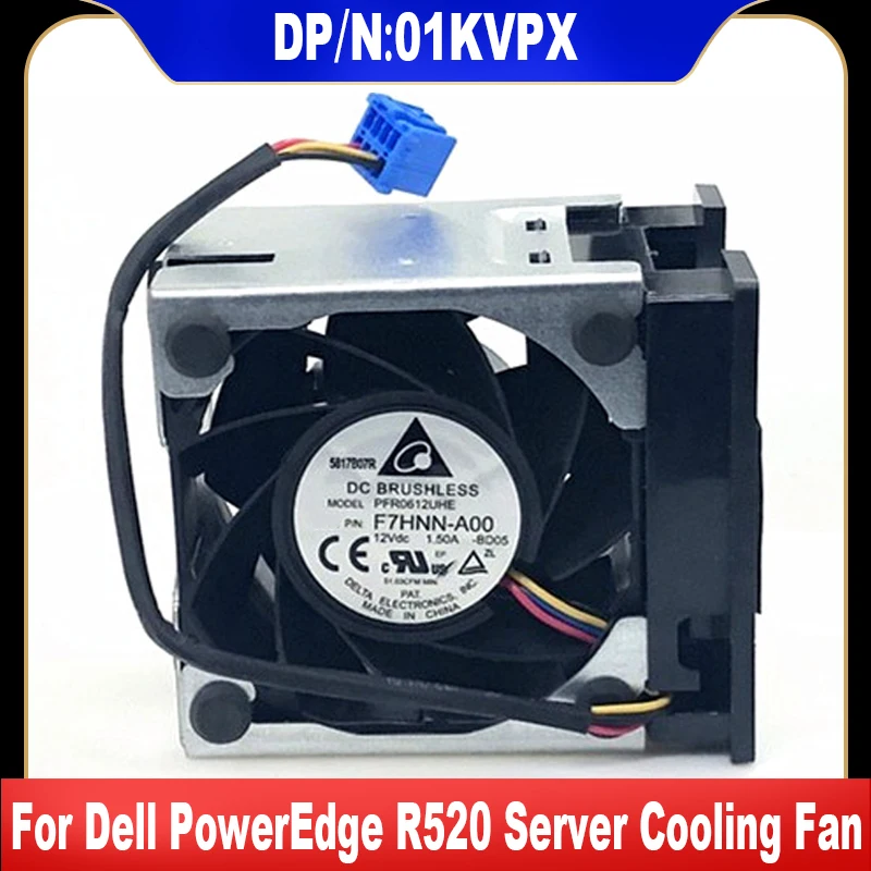 

01KVPX 1KVPX For Dell PowerEdge R520 Server Cooling Fan Heatsink Cooler Fan Radiator High Quality Replacement Parts