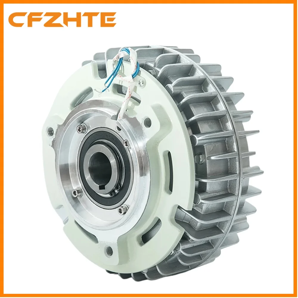 6-200Nm POB Hollow Shaft Shell Rotating Magnetic Powder Brake, Hollow Circular Saw Machine Brake, Naturally Cooled