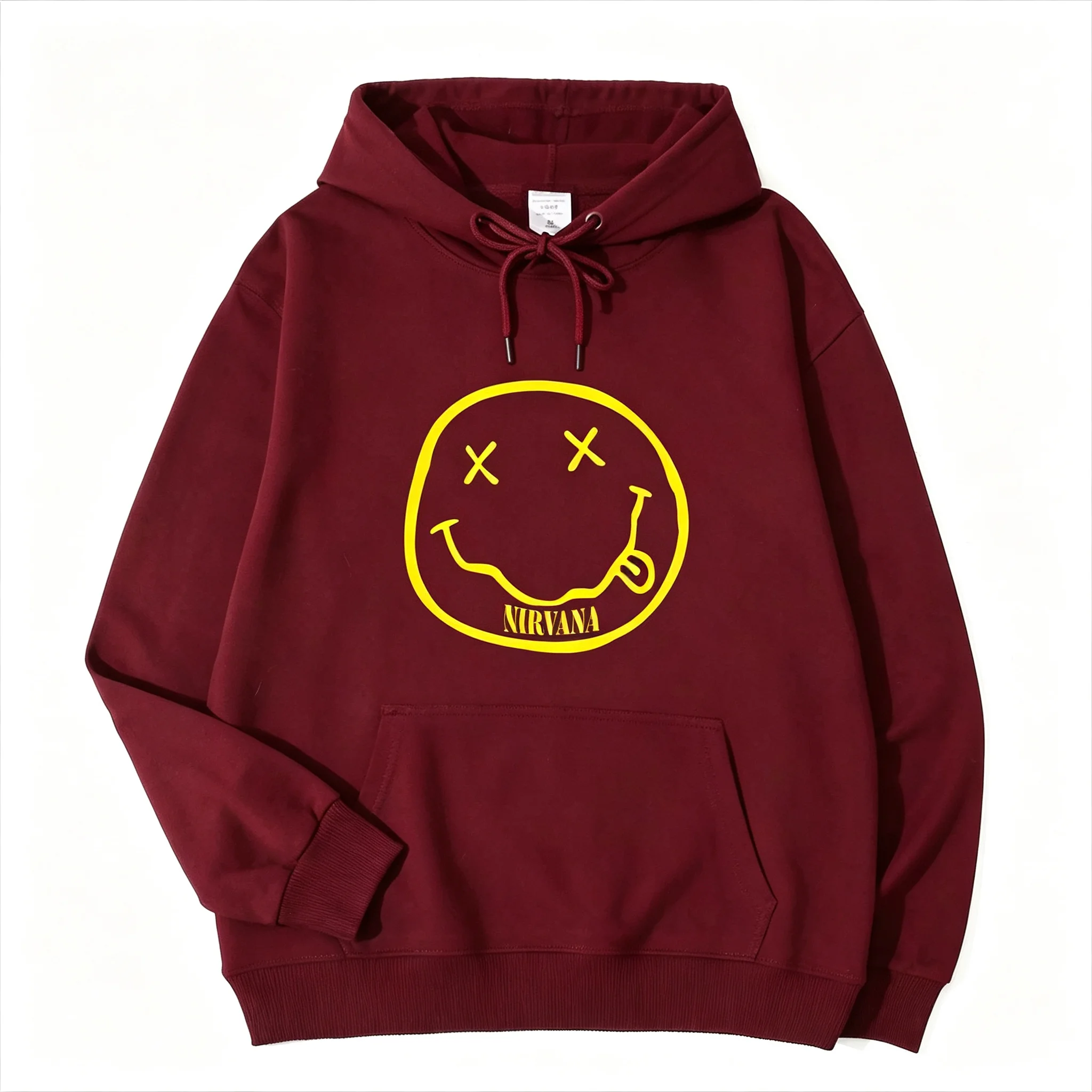 Band Rock-Nirvana Hoodie Herren und Damen Langarm Hochwertiger Herbst- und Winter-Street-Casual-Hoodie Hip-Hop Y2K Street-Top – Detail 15
