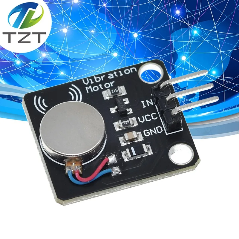 5V Vibrating Vibration Motor Module High and Low Level Vibration Mini Motor Module for Arduino