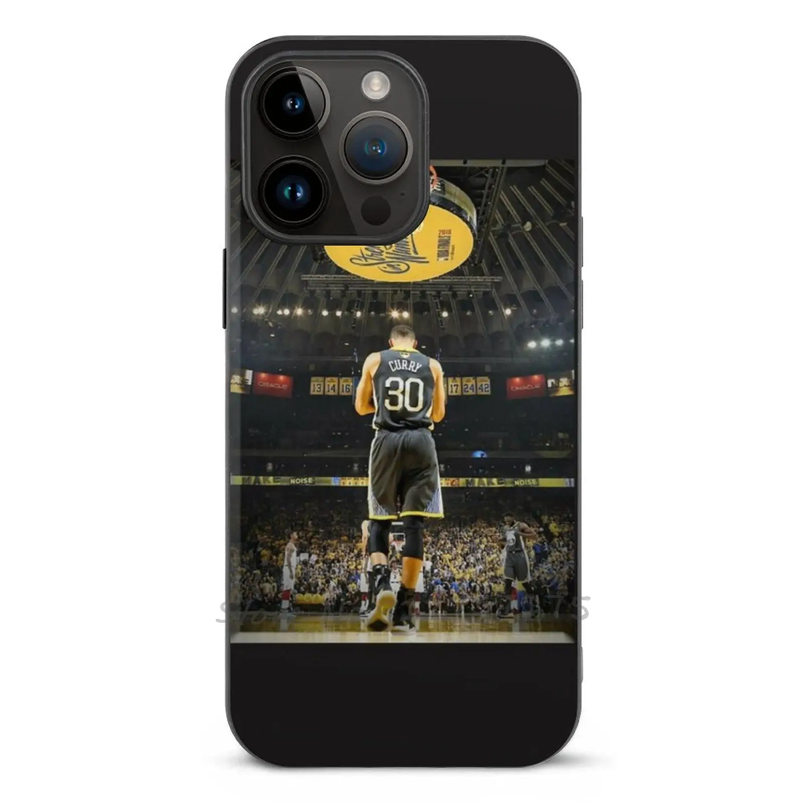 Steph-Curry Tempered Glass Case For Apple Iphone 16 15 14 13 12 11 X Xr 8 7 Etc. Black Phone Case Steph Curry Steph Curry