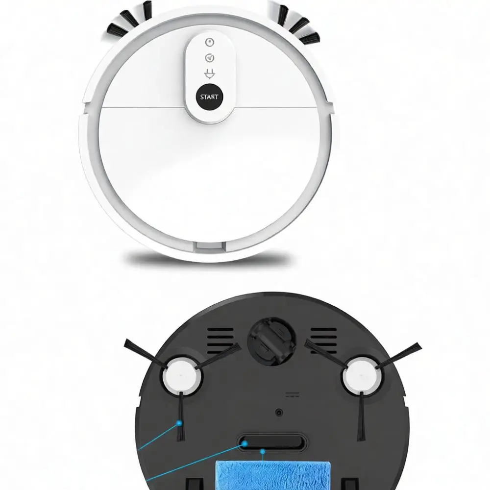 Smart Sweeping Robot Automatic Vacuum Mop Machine Home Floor Cleaner USB Charging Appliance Pet Hair Dust Collector