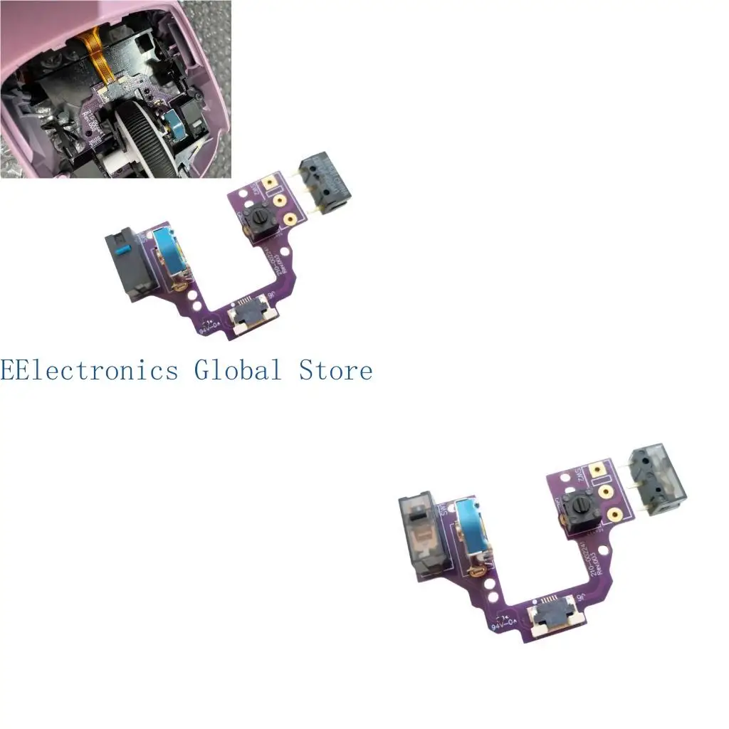 462B Hot Swappable Mouse Microswitch Button Board For Superlight Motherboard Module Maintenance Extended Device Life
