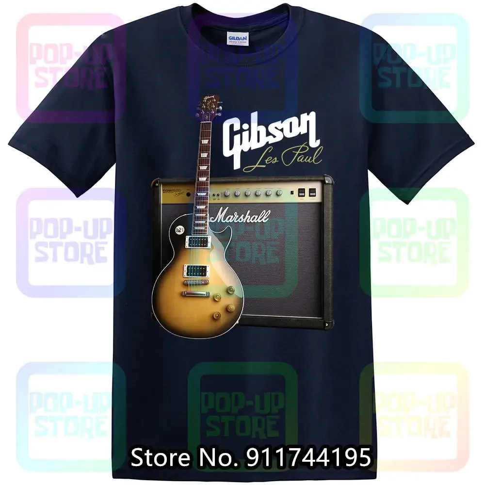 Gibson Les Paul Guitar T-shirt Cotton 100% Confort S-5XL size