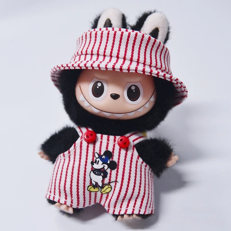 2 szt. Mini Zestaw Ubranek Labubu dla Lalki 10 cm Uniwersalne Ubrania dla Lalek z Serii Love, Strój, Akcesoria, Prezent dla Dziewczynki