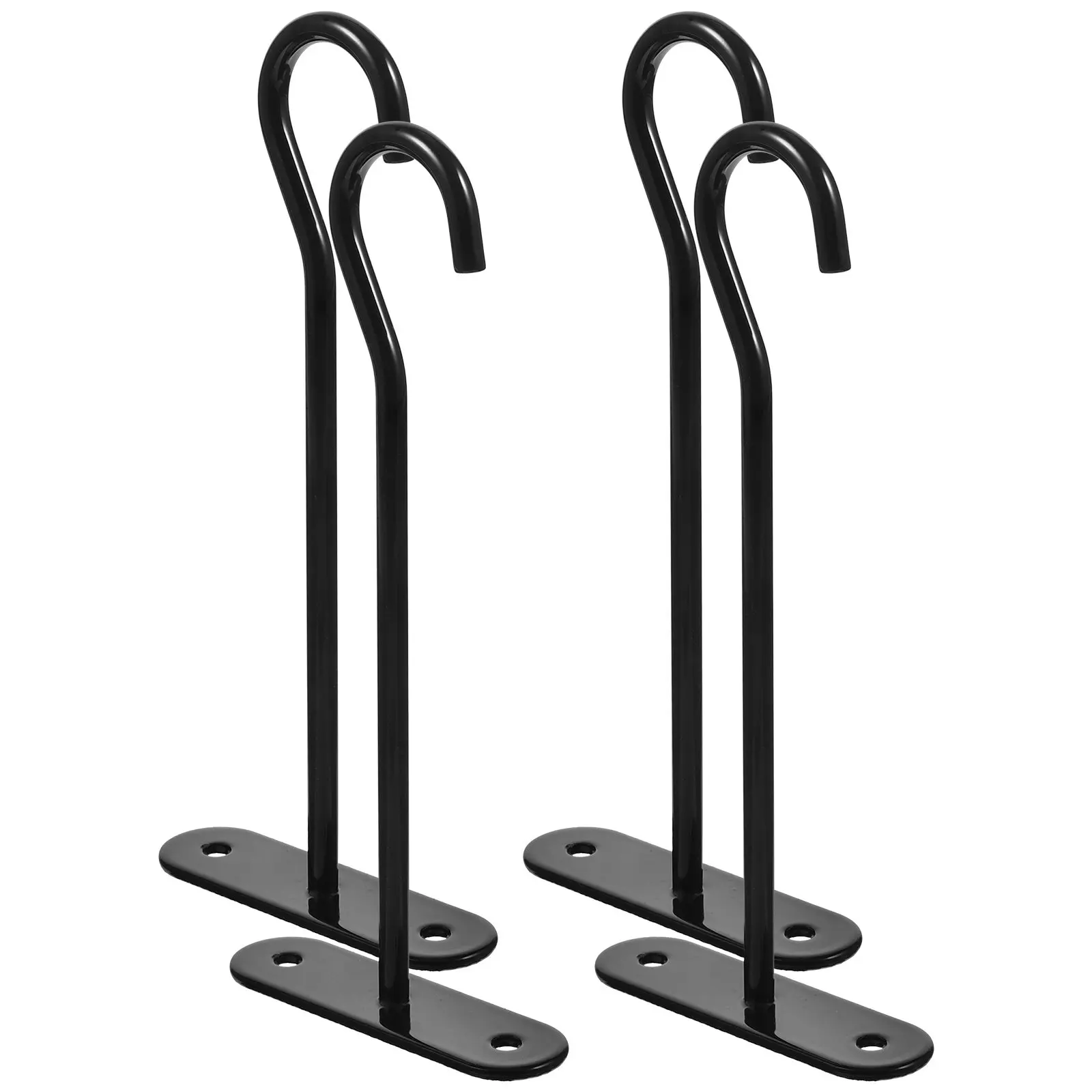 4Sets Premium Iron Ceiling Hooks Easy Install Plant Ceiling Hooks for Hanging Pots Wind Chimes Lights Classroom Office Home