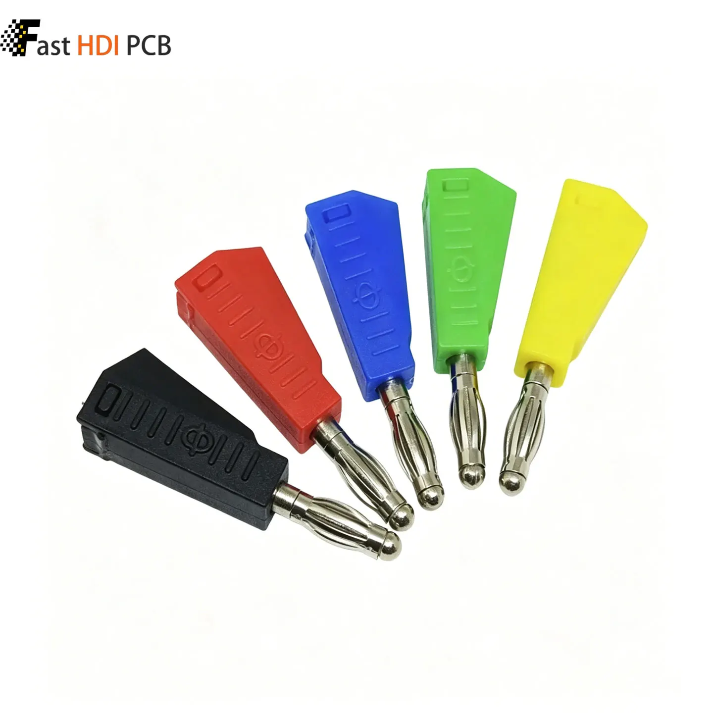 Stackable 4mm Banana Plug Gun Shape Lantern Type High Voltage Solderless Connector for Multimeter Test Lead Power Lab Equipment