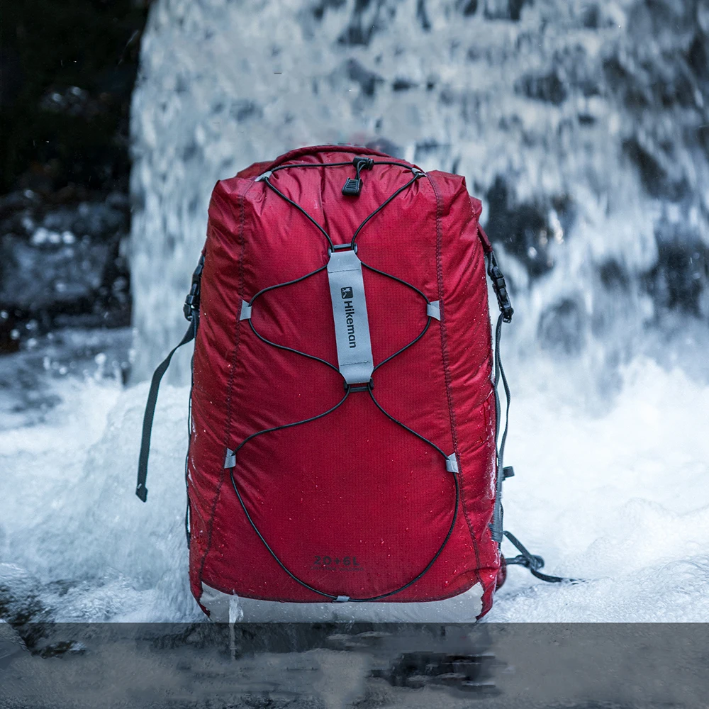 20L Waterproof Dry Bag Backpack - Lightweight Foldable Skin Pack With Storage Bag For Kayaking Swimming Outdoor Sports Bag 155g