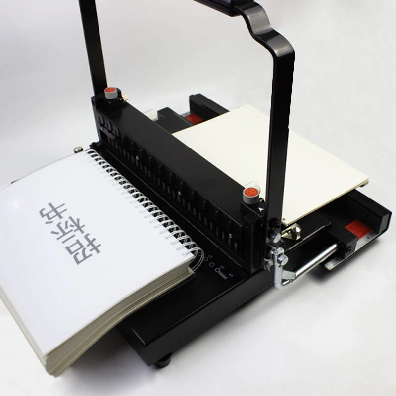 Binding Machine 2:1+3:1 Double Wire Binding Machine Single-pass 350 Pages Punching 34 Hole Round Hole Punching  Binding Machine