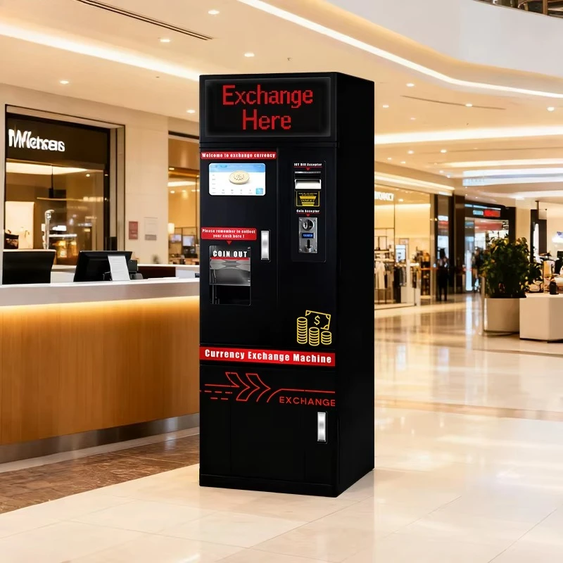 Customized High Profit Currency Exchange Vending Machine Commercial Self Service Kiosk for Shopping Mall and Airport