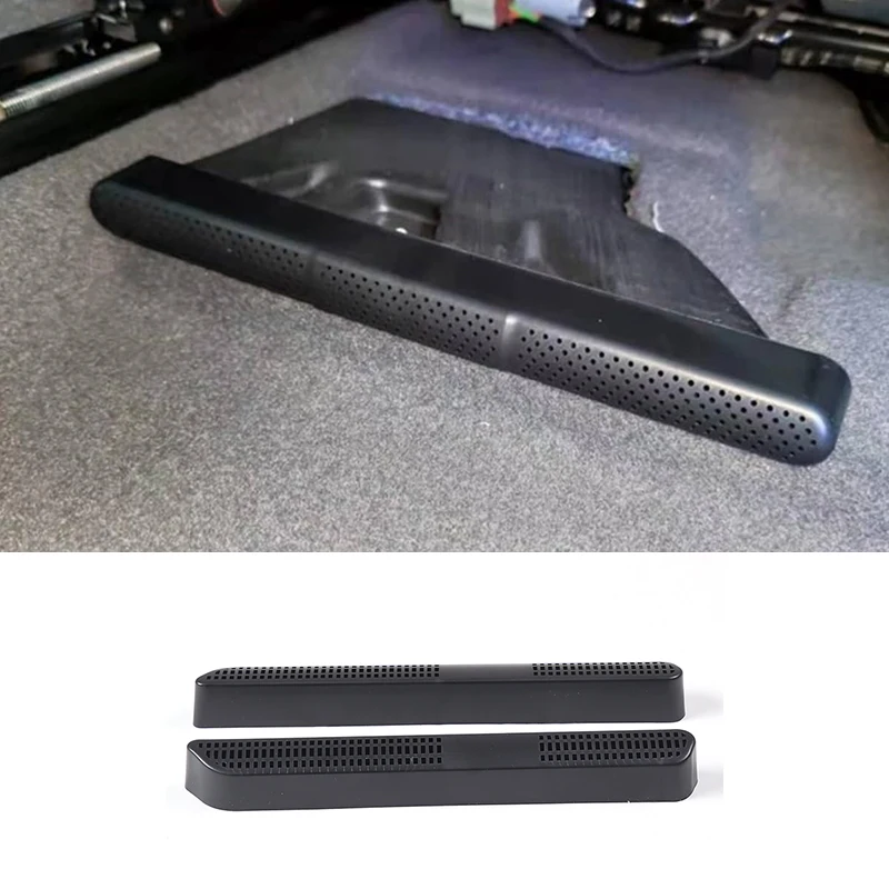 

2pcs Car Air Outlet Cover For Audi Q4 E-Tron 2019-2025 Under Seat Air Vent Anti-blocking Dust Cover Auto Accessories