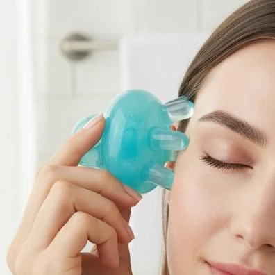 Resin Jellyfish Massage Comb Meridian Scraping Brush Scalp Acupuncture SPA Gua Sha Tool Relieve Head Fatigue