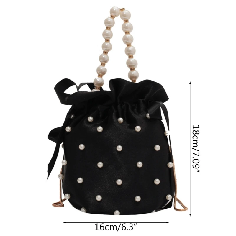 Bolsa de ombro crossbody bolsas para mulheres pérola imitação bolsa festa sacos de noite