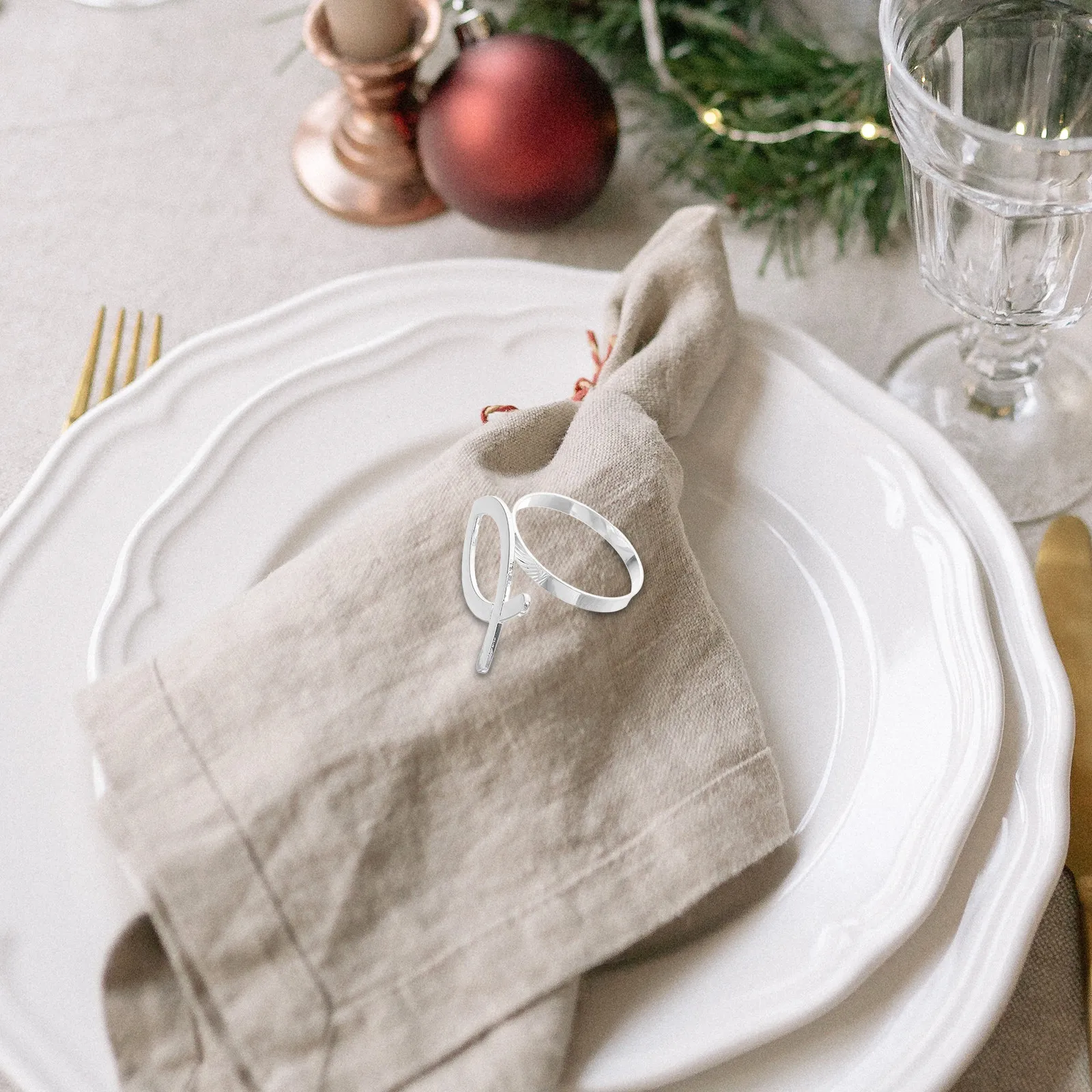 1Set Fish Cross Dove Napkin Rings Stylish Religious Table Decor Baptism Communion Wedding Party Decorations Serviette Holders