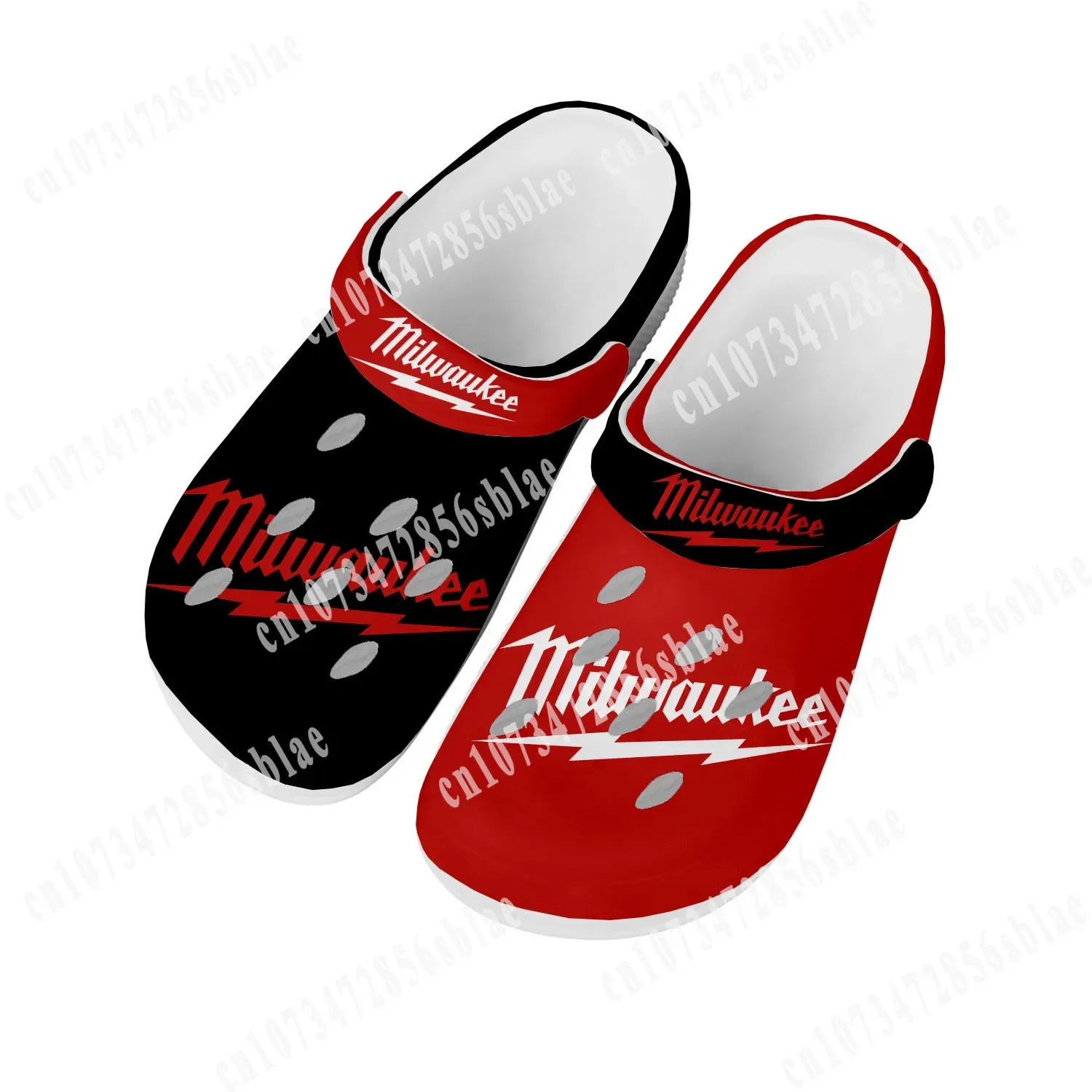 

M-MilwaukeeS Home Clog Mens Women Youth Boy Girl Sandals Shoes Garden Bespoke Customized Breathable Shoe Beach Hole Slippers