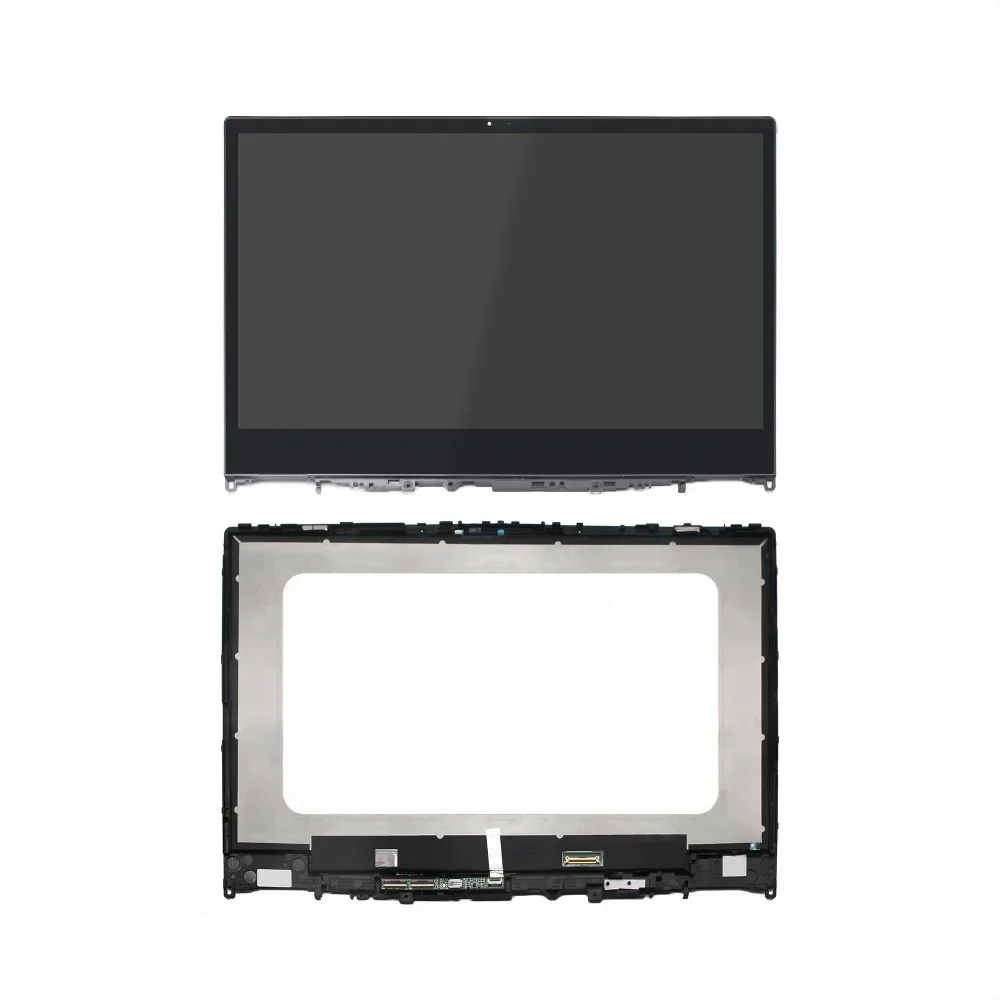14'' For Lenovo Yoga 530-14IKB 81EK 530-14ARR 81H9 IPS FHD LCD Panel Display Screen Touch Glass Digitizer Assembly with Bezel