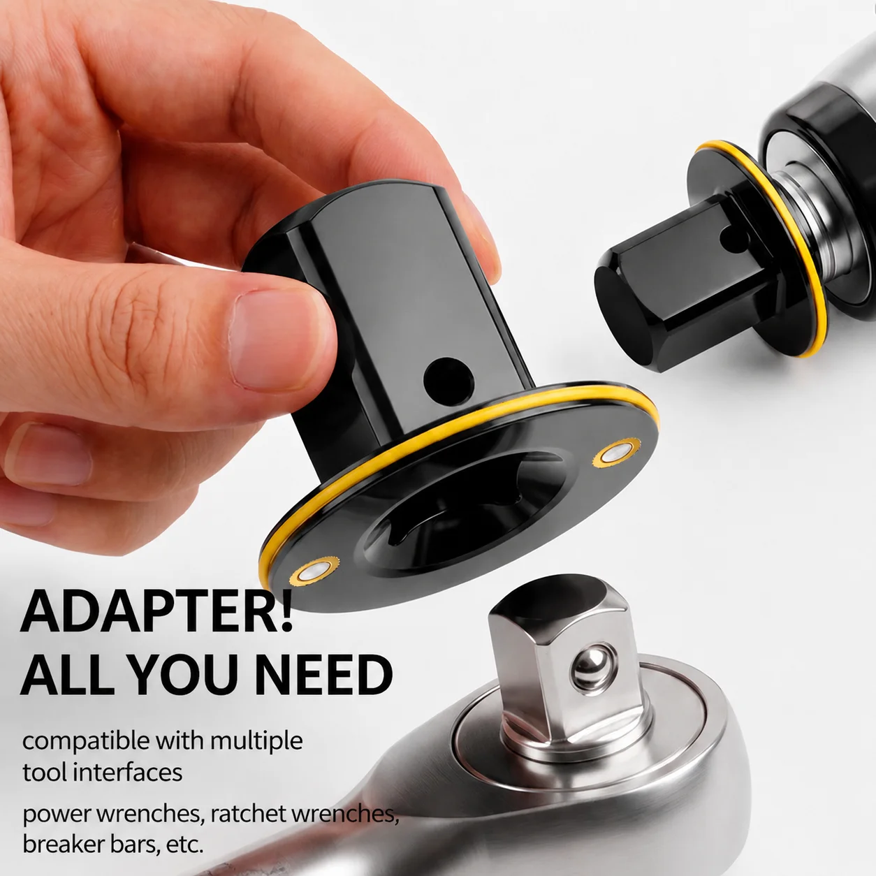 Socket Adapter Set 1/4 3/8 3/4-1 1/2 Drive Low Profile Ratchet Impact Wrench Drill Conversion Hand drill Tools